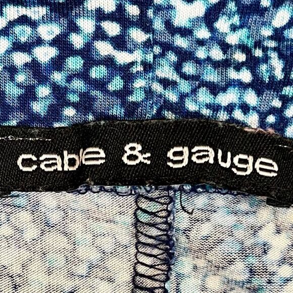 Cable & Gauge Polka Dot Paisley Blouse - Picture 7 of 9